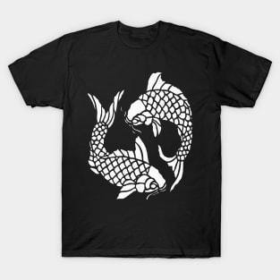 Koi Carp Fish Cut Out T-Shirt